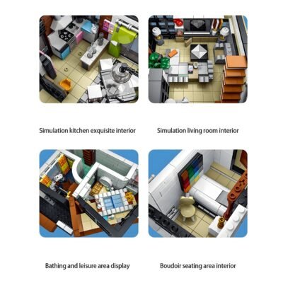 The Design Loft Model Building Block Toys | 3446PCS - Image 4