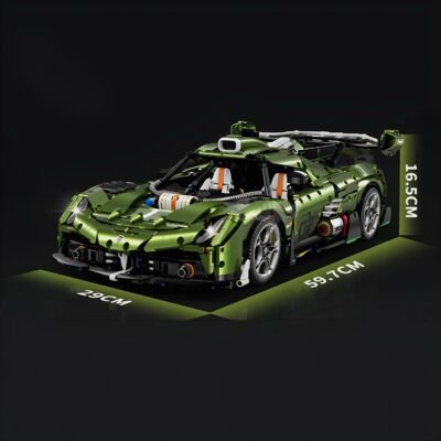 Chrome Edition Swedish Hypercar ModelCars Building Block Toys | 3840PCS - Image 5