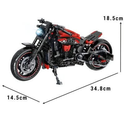 Modern Cruiser Bike ModelCars Building Block Toys | 826PCS - Image 7