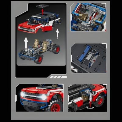 Remote Controlled American Off Roader Model Building Block Toys | 2918PCS - Image 3
