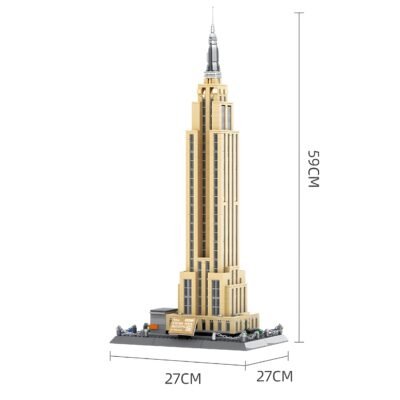 Majestic Empire State Building Blocks | 1572PCS NYC Landmark Skyscraper Model Kit - Image 3