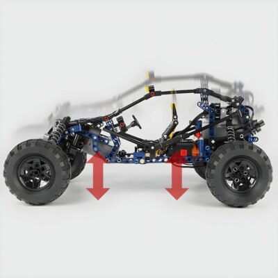 Remote Controlled Off Road Buggy Model Building Block Toys | 584PCS - Image 2
