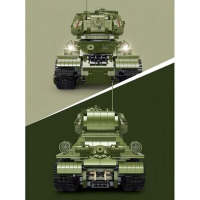 Remote Controlled T34 Tank Model Building Block Toys | 2052PCS - Image 8