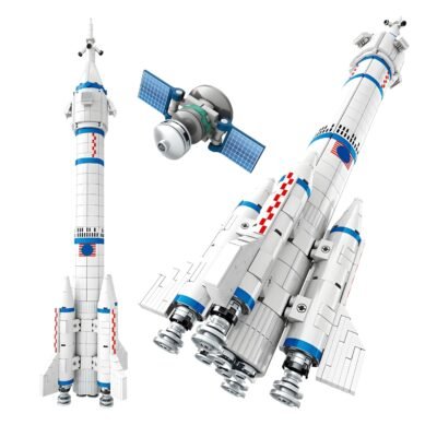 Long March 2F Launch Vehicle Model Building Block Toys | 904PCS - Image 3