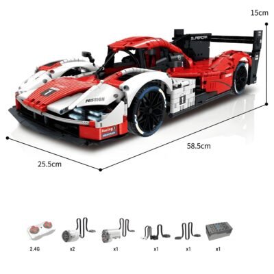 2023 24H Hypercar ModelCars Building Block Toys | 3459PCS - Image 7