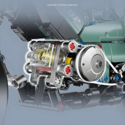 Jdm 125Cc Bike Model Building Block Toys | 630PCS - Image 4