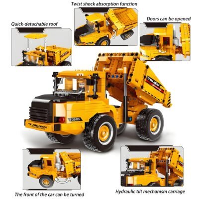 Heavy Duty Truck Model Building Block Toys | 546PCS - Image 3