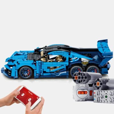 Six Wheeled Hypercar ModelCars Building Block Toys | 1556PCS - Image 5