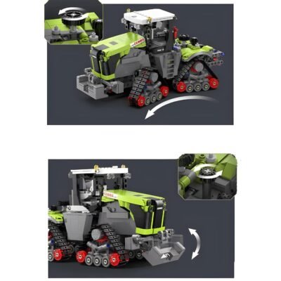 Claas Xerion 5000 Trac Ts Model Building Block Toys | 1335PCS - Image 7