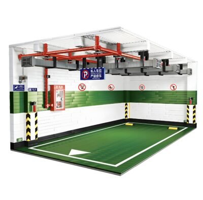 2436PCS Ultimate 1:8 Scale Car Park Display Model – Building Block Garage Set with LED Lights 2436PCS Ultimate 1:8 Scale Car Park Display Model – Building Block Garage Set with LED Lights