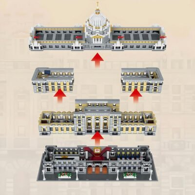 Mega Bank Building Blocks | 10424PCS Premium Architecture Model Kit for Expert Collectors - Image 2