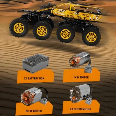 The Ultimate 8 Wheel Drive Off Roader Model Building Block Toys | 1962PCS - Image 10