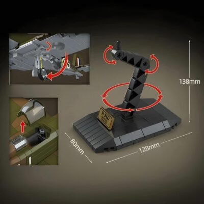 British Spitfire Model Building Block Toys | 682PCS - Image 6