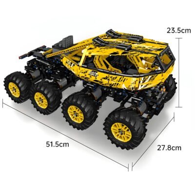 The Ultimate 8 Wheel Drive Off Roader Model Building Block Toys | 1962PCS - Image 9