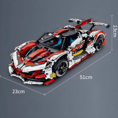 Drifting "Intense Emotion" Hypercar ModelCars Building Block Toys | 2731PCS - Image 9