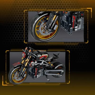 Devil Carbon Sports Bike ModelCars Building Block Toys | 771PCS - Image 4