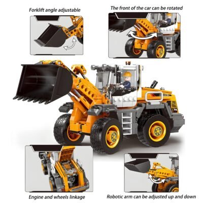 Loader Model Building Block Toys | 698PCS - Image 3
