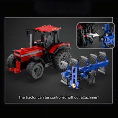 Remote Controlled Plowing Tractor Model Building Block Toys | 1676PCS - Image 10