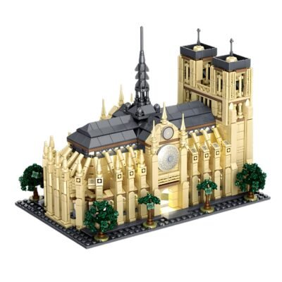 1758PCS Majestic Notre Dame Cathedral Building Block Toy Set - Iconic Gothic Architecture Model Kit 1758PCS Majestic Notre Dame Cathedral Building Block Toy Set - Iconic Gothic Architecture Model Kit