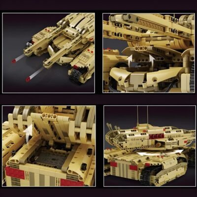 Remote Controlled Army 4 Track Tank Model Building Block Toys | 3294PCS - Image 4