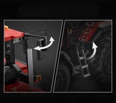 Remote Controlled Plowing Tractor Model Building Block Toys | 1676PCS - Image 8