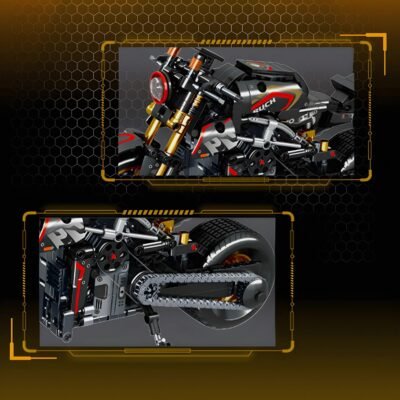 Devil Carbon Sports Bike ModelCars Building Block Toys | 771PCS - Image 5