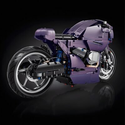 Satin Purple Hyperbike ModelCars Building Block Toys | 1446PCS - Image 3