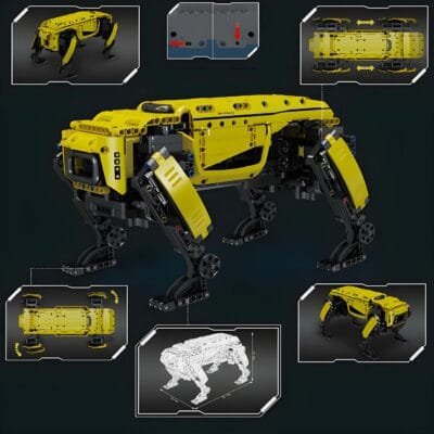 Remote Controlled Orbox® Dynamics Robot Dog Model Building Block Toys | 934PCS - Image 2
