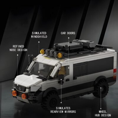 Sprinter 4X4 Off Roader Model Building Block Toys | 580PCS - Image 5