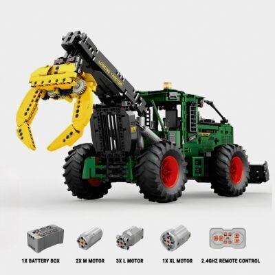 Skidder Tractor Model Building Block Toys | 1740PCS - Image 6