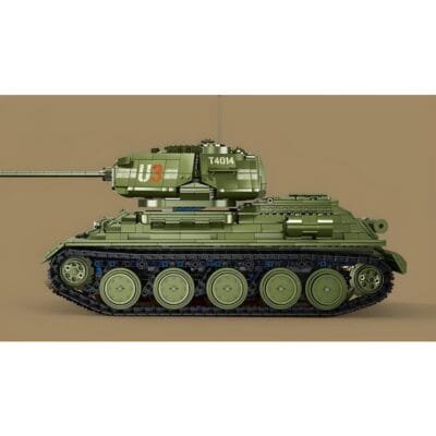 Remote Controlled T34 Tank Model Building Block Toys | 2052PCS - Image 7