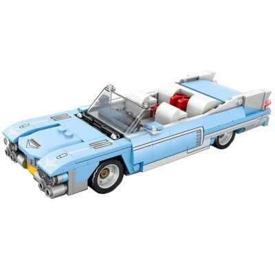 B7CB72F4-DB4E-4883-BD5E-4A4808FAD9E0 Baby Blue 1957 Coupe ModelCars Building Block Toys | 309PCS - Image 1