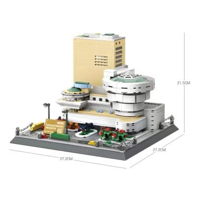 Iconic Guggenheim Museum Model Building Block Set | 904PCS - Image 4