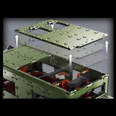 Remote Controlled 6 Wheeled Unimog Model Building Block Toys | 6690PCS - Image 8