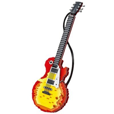 1:1 Scale Electric Guitar Model Building Block Toys | 2502PCS
