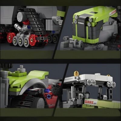 Claas Xerion 5000 Trac Ts Model Building Block Toys | 1335PCS - Image 6