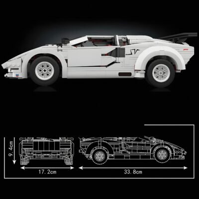 Limited Edition Countach ModelCars Building Block Toys | 1348PCS - Image 4