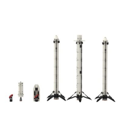 Falcon Heavy Rocket Model Building Block Toys | 713PCS - Image 3