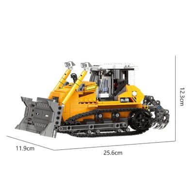 Bulldozer Model Building Block Toys | 704PCS - Image 4