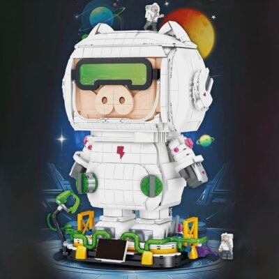 Space Piglet Model Building Block Toys | 2084PCS - Image 2