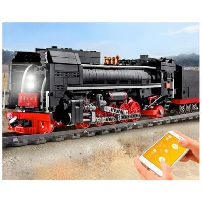 Remote Controlled Steam Train Model Building Block Toys | 1552PCS - Image 2