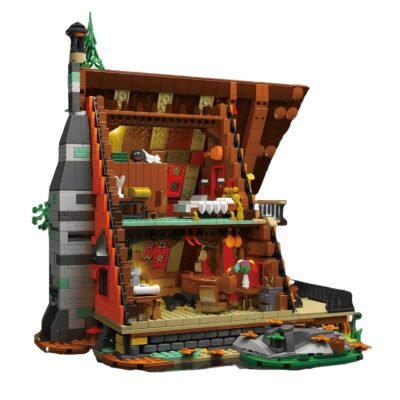 Charming Wooden Cabin in the Woods Building Blocks | 3398PCS Scenic Model Kit Ultimate Display for Nature Lovers - Image 2