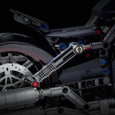 Chopper Bike Model Building Block Toys | 624PCS - Image 4