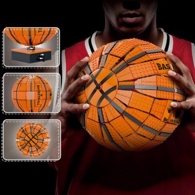1:1 Scale Basketball Model Building Block Toys | 2220PCS - Image 3