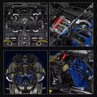 Collector'S Huayra Carbon Fiber Edition ModelCars Building Block Toys | 4802PCS - Image 6