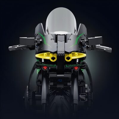 Carbon Fiber Japanese Motorbike ModelCars Building Block Toys | 512PCS - Image 3