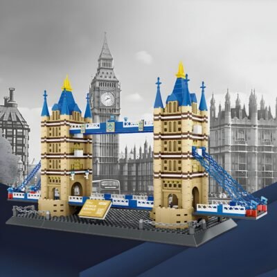 Iconic Tower Bridge Building Blocks | 970PCS Detailed Architecture Model Kit - Image 3
