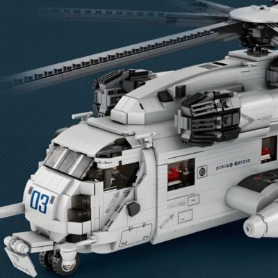 Ch-53 Transport Helicopter Model Building Block Toys | 2192PCS - Image 3