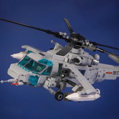Z-20 Attack Helicopter Model Building Block Toys | 934PCS - Image 2