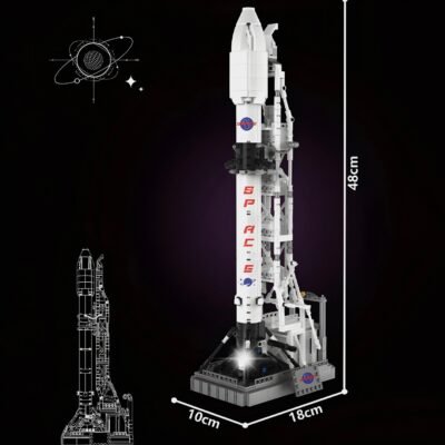Moon Landing Program Rocket X Model Building Block Toys | 868PCS - Image 4